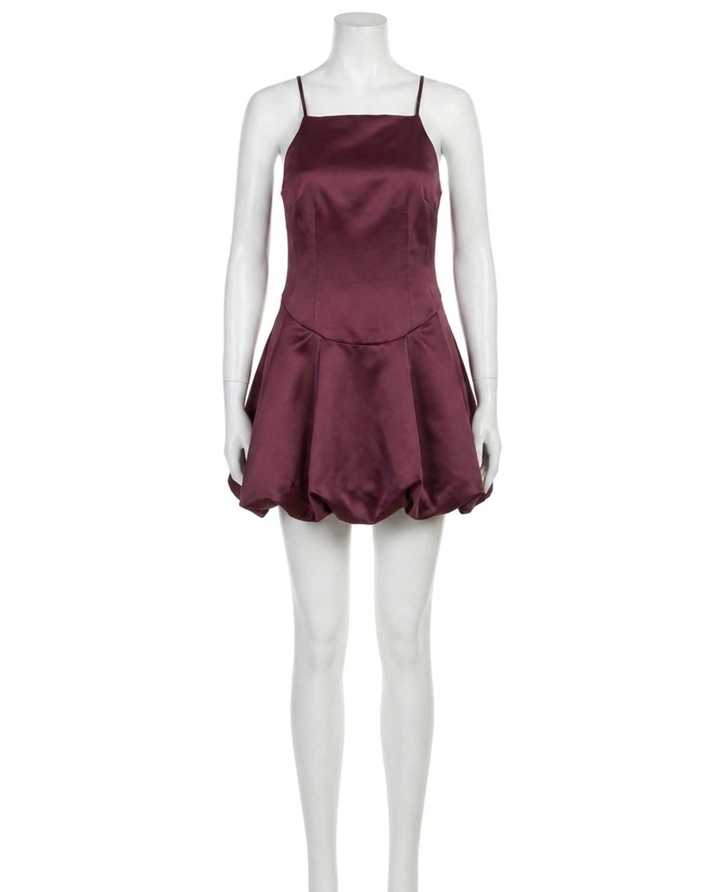 NEW TCEC alice balloon hem dress in purple